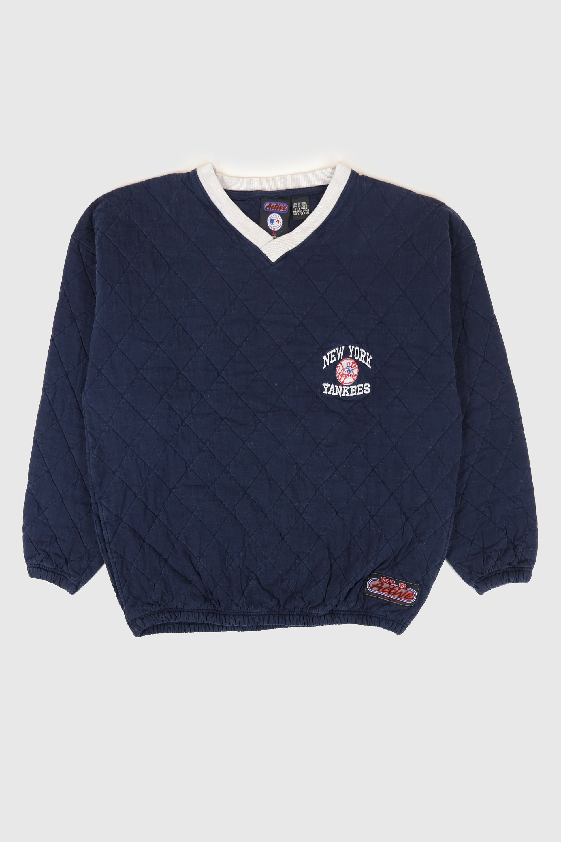 Vintage New York Yankees Quilted Crewneck Image 0