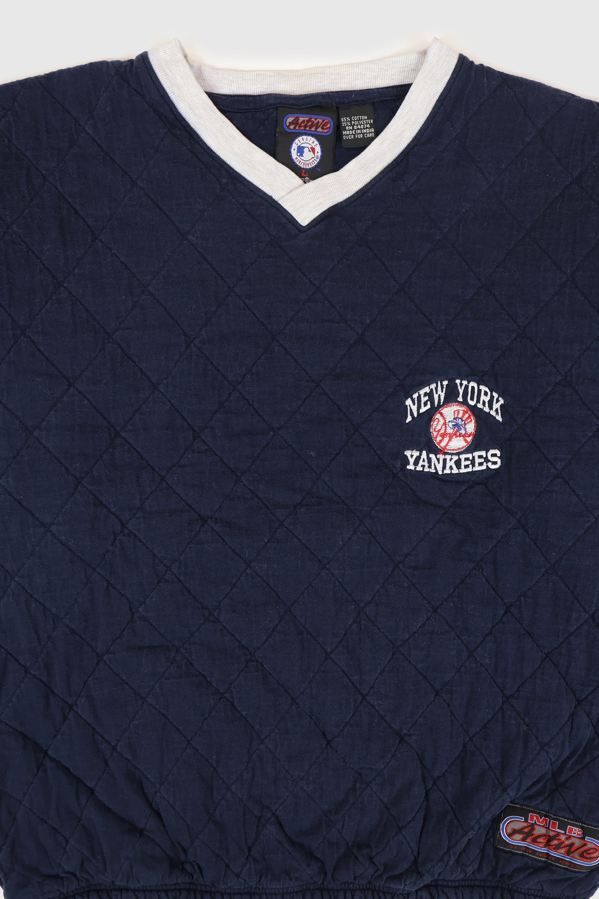 Vintage New York Yankees Quilted Crewneck Image 1