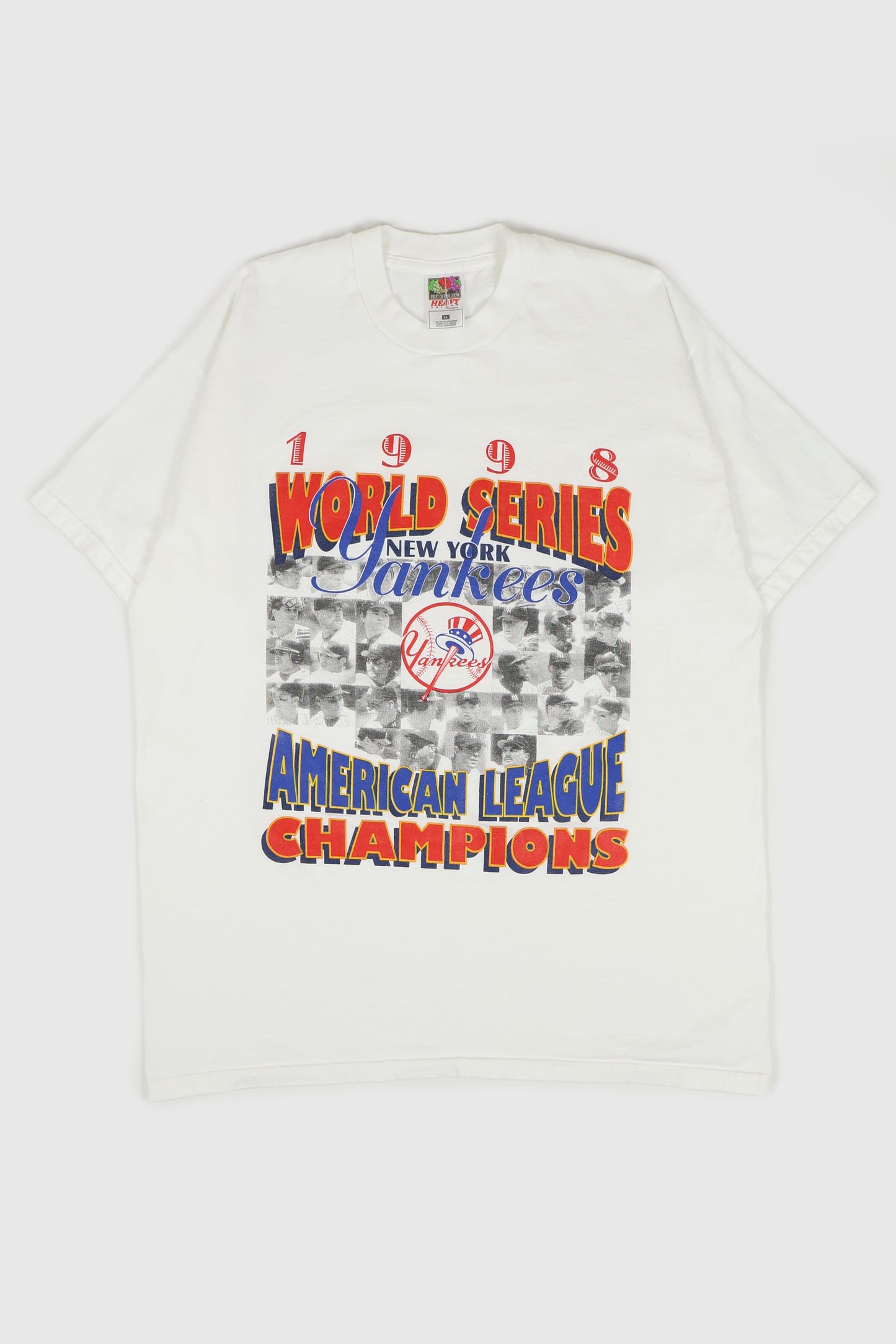Vintage 1998 New York Yankees World Series Tee Image 0