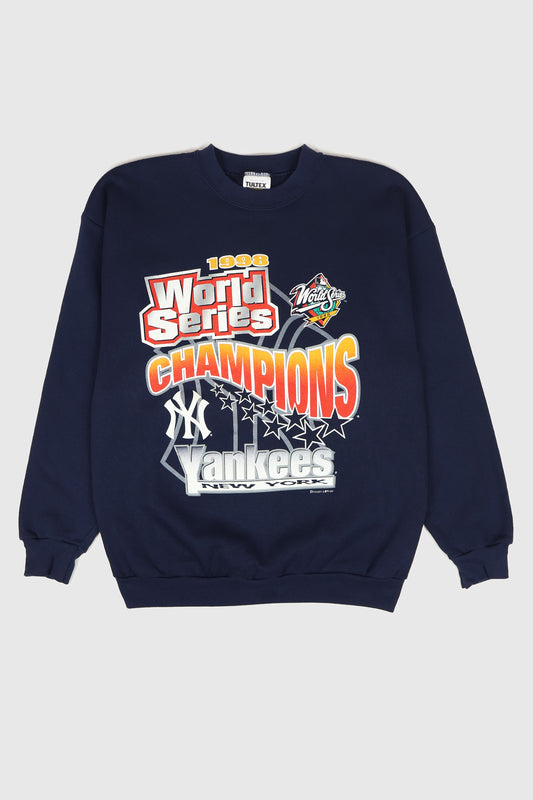 Vintage New York Yankees 1998 World Series Champions Crewneck Image 0