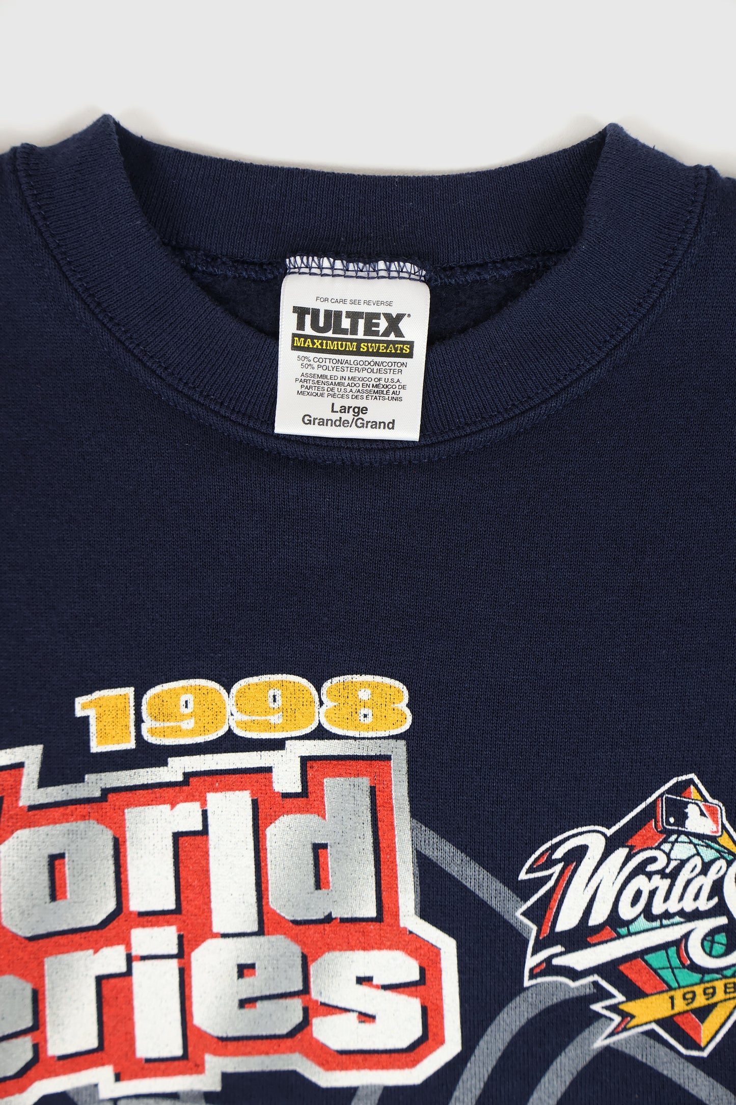 Vintage New York Yankees 1998 World Series Champions Crewneck Image 2