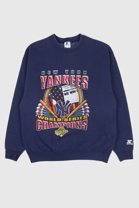 Vintage New York Yankees 1996 World Series Champions Crewneck Image 0