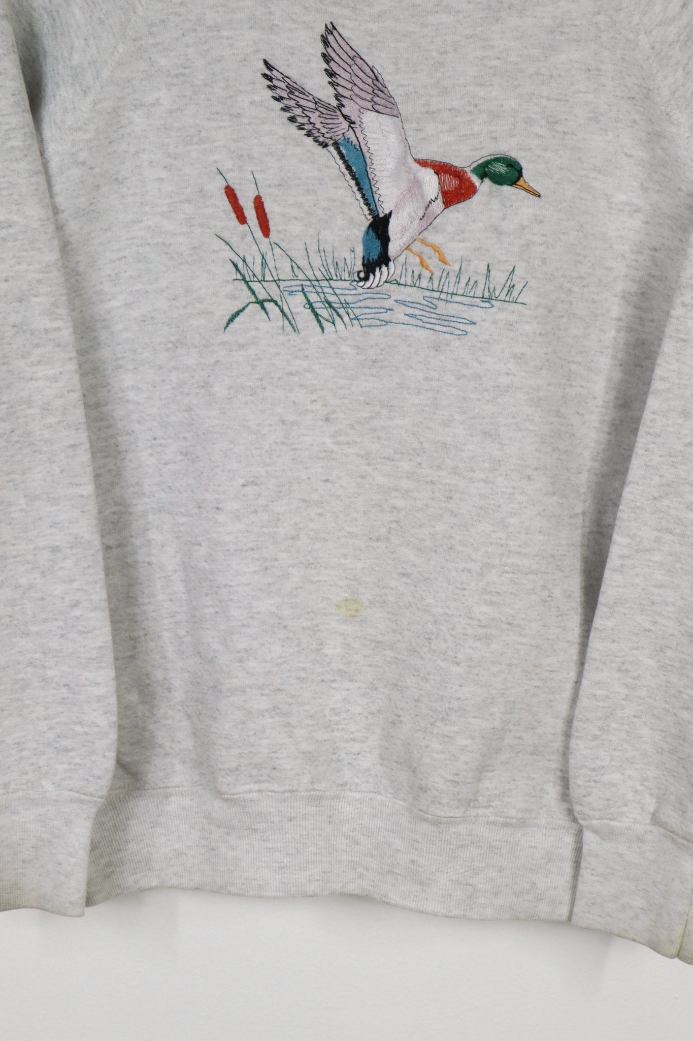 Vintage Embroidered Duck Crewneck