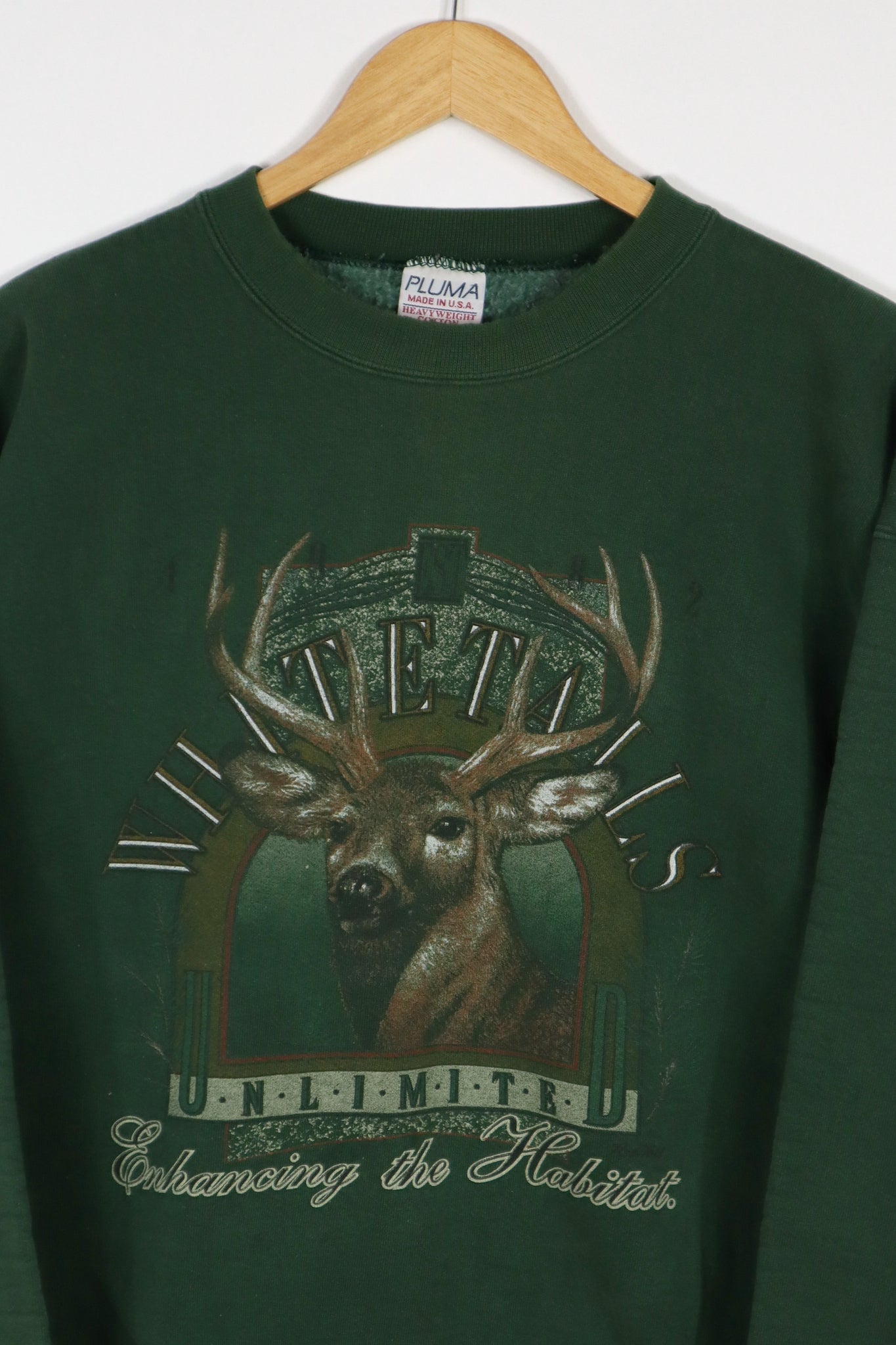 Vintage Distressed Whitetails Crewneck