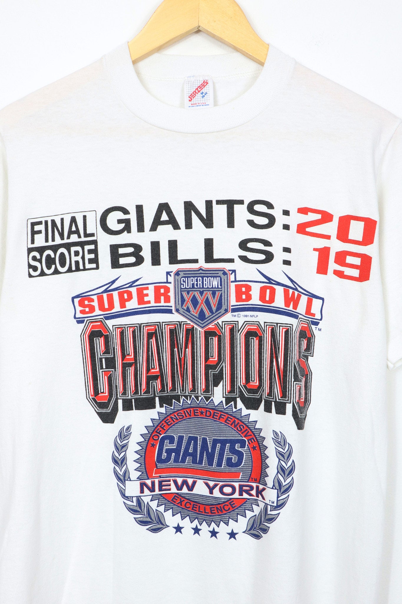 Vintage New York Giants Super Bowl XXV Champions Tee