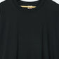 Vintage Solid Black Tee 002