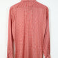 Vintage Red Houndstooth Silky Button-Down