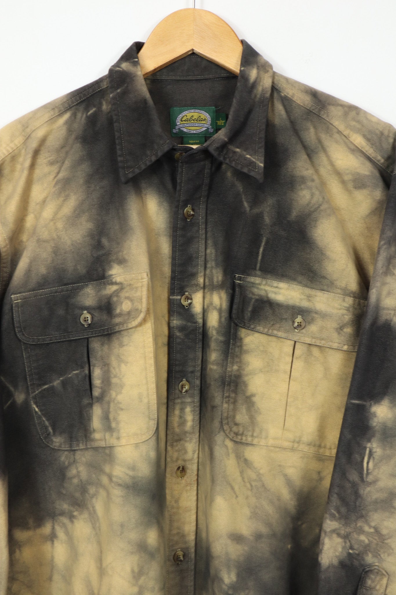 Vintage Dyed Flannel Button-Down 011