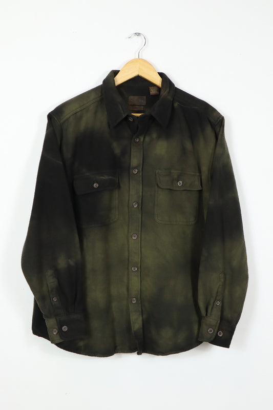 Vintage Dyed Flannel Button-Down 012
