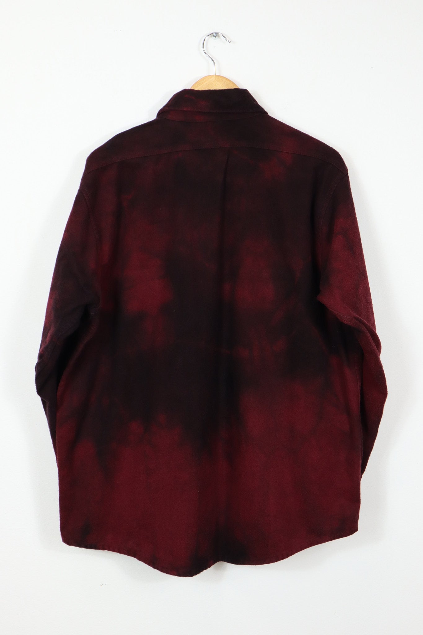 Vintage Embroidered Buck Dyed Flannel Button-Down