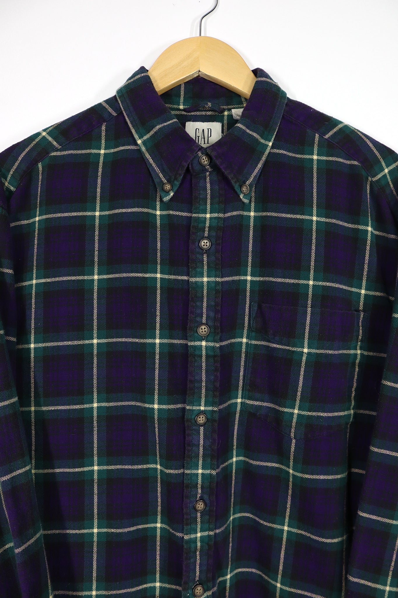 Vintage Gap Plaid Button-Down
