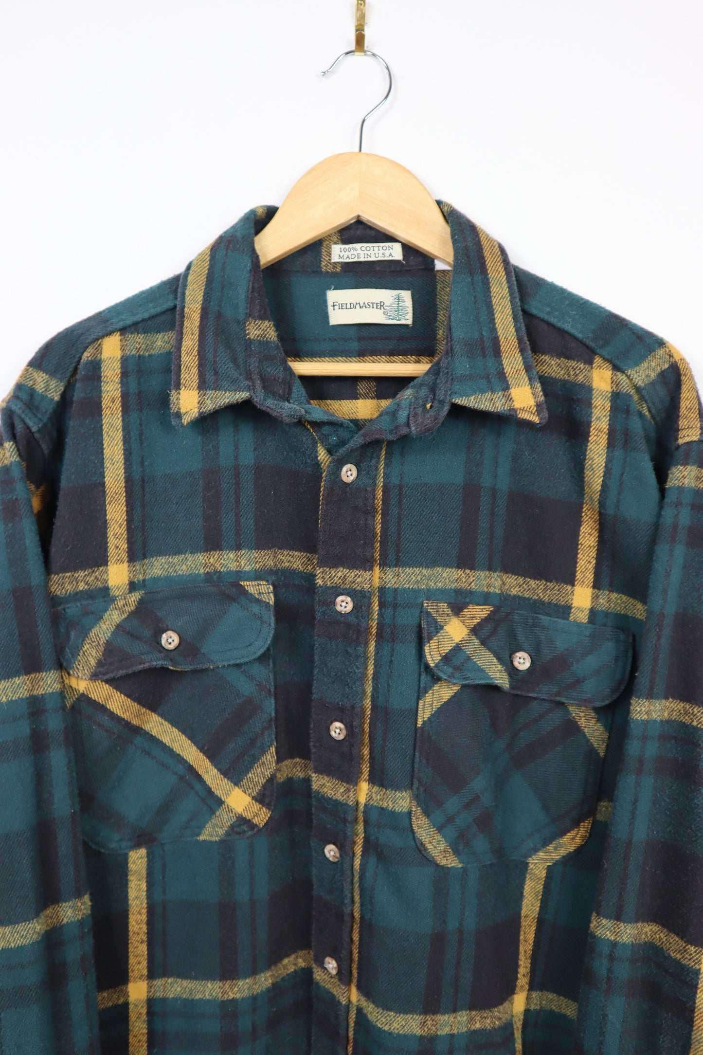 Flannel Button-Down Shirt #1