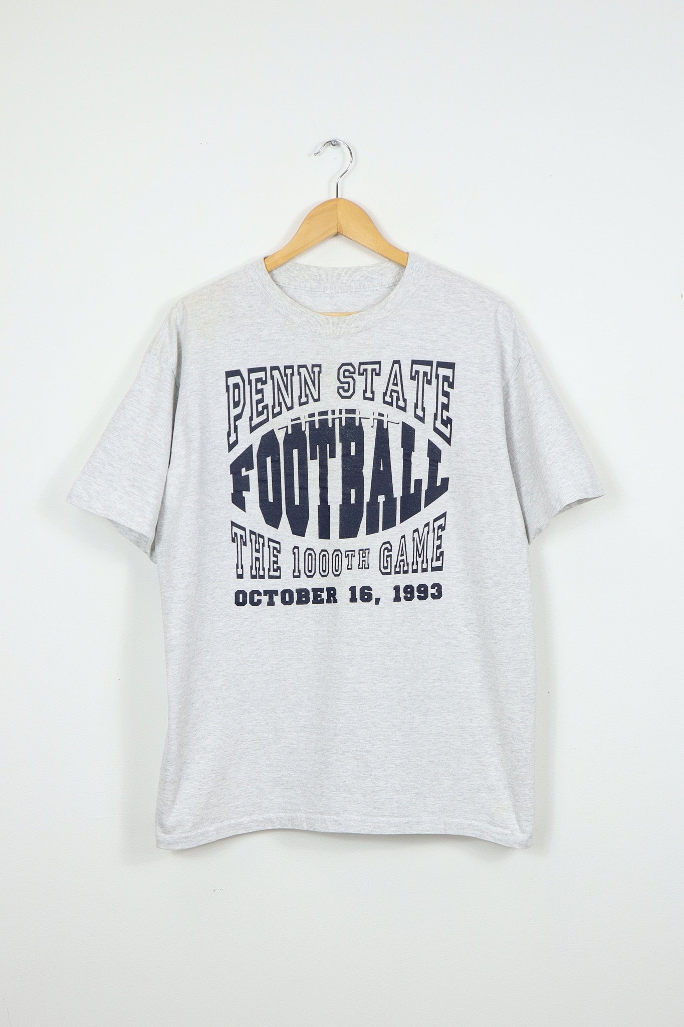 Vintage 1993 Penn State Football The 1,000th Game Tee