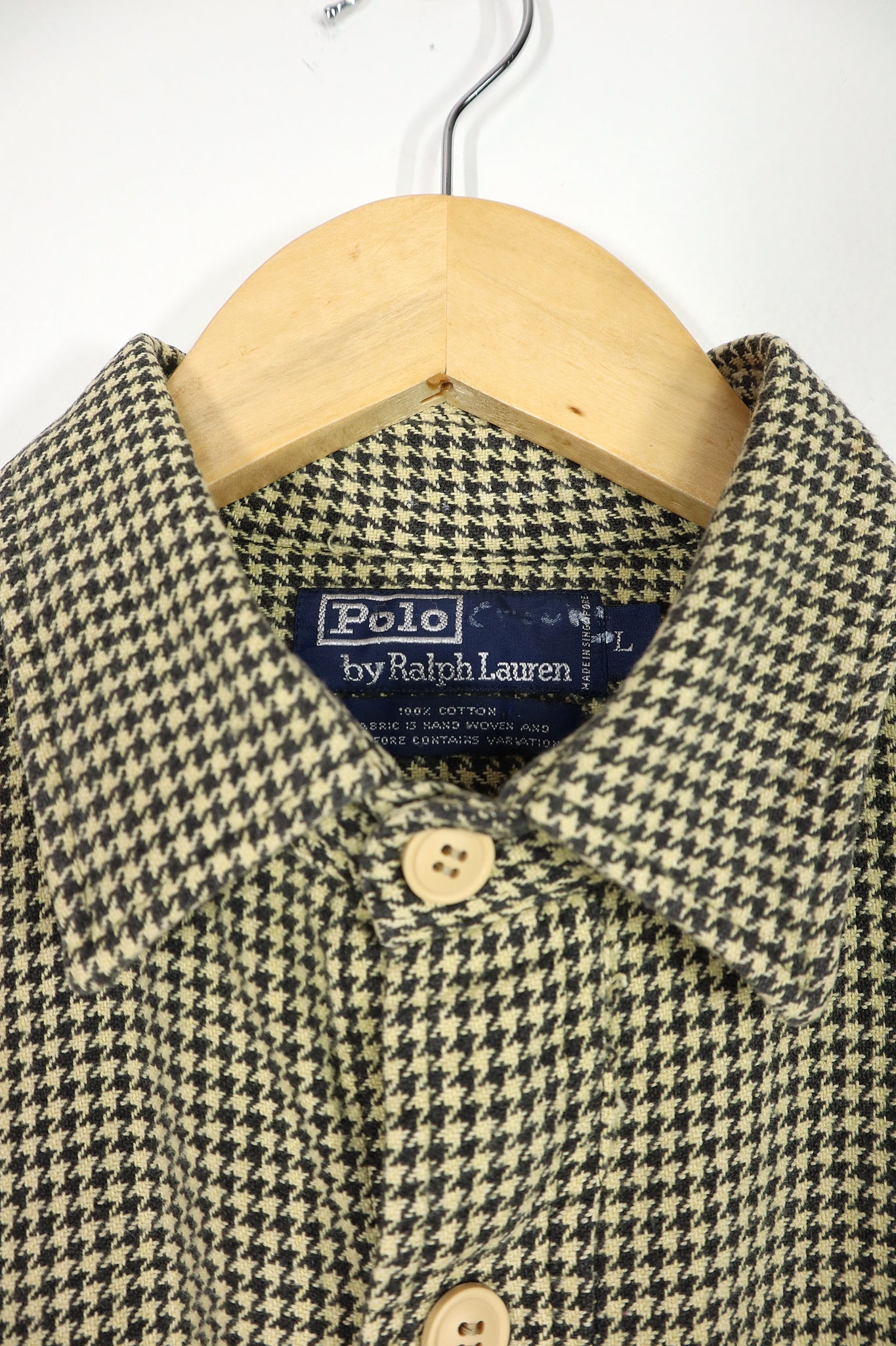 Vintage Ralph Lauren Houndstooth Button-Down