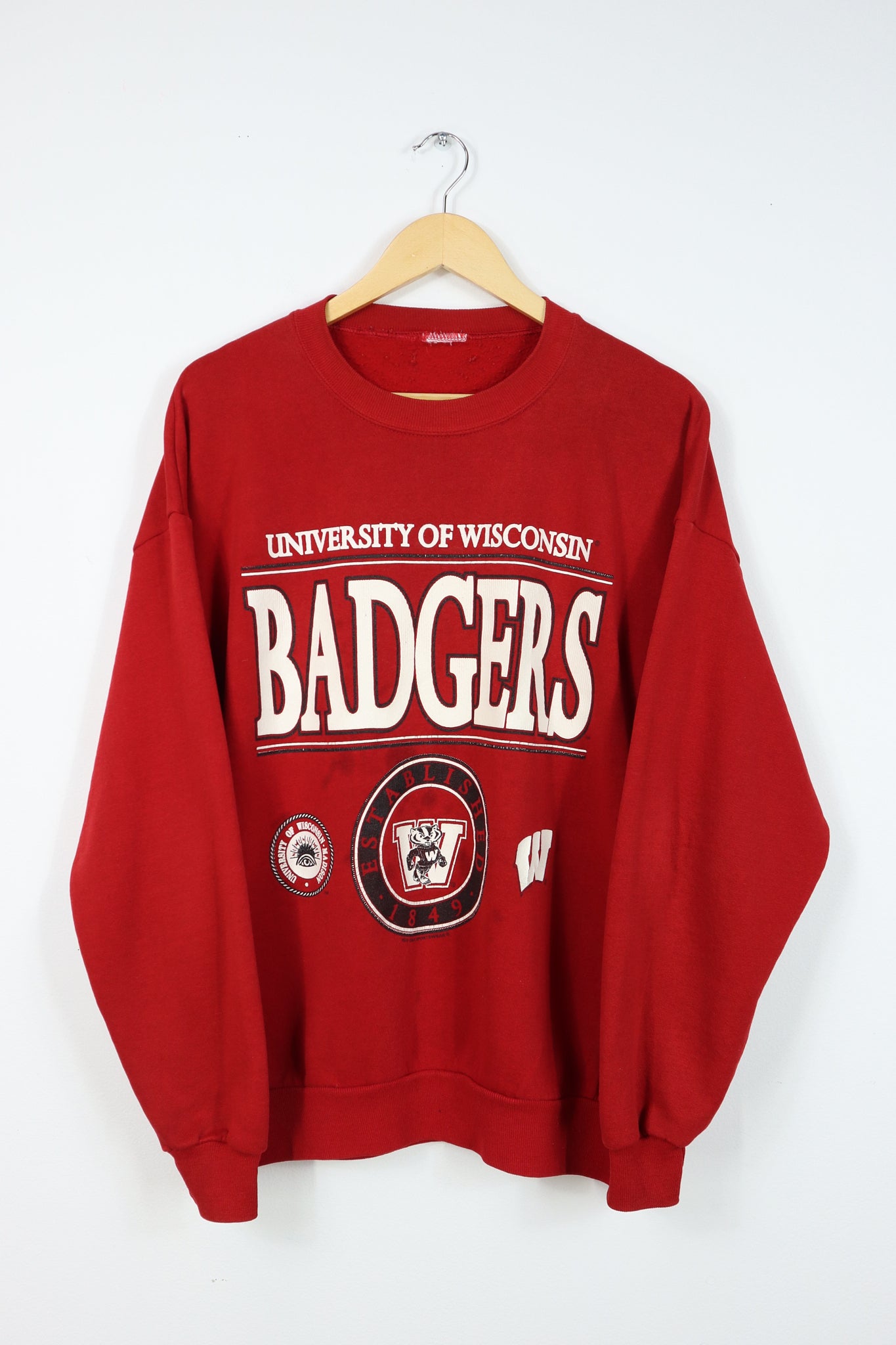 Vintage Wisconsin Badgers Crewneck