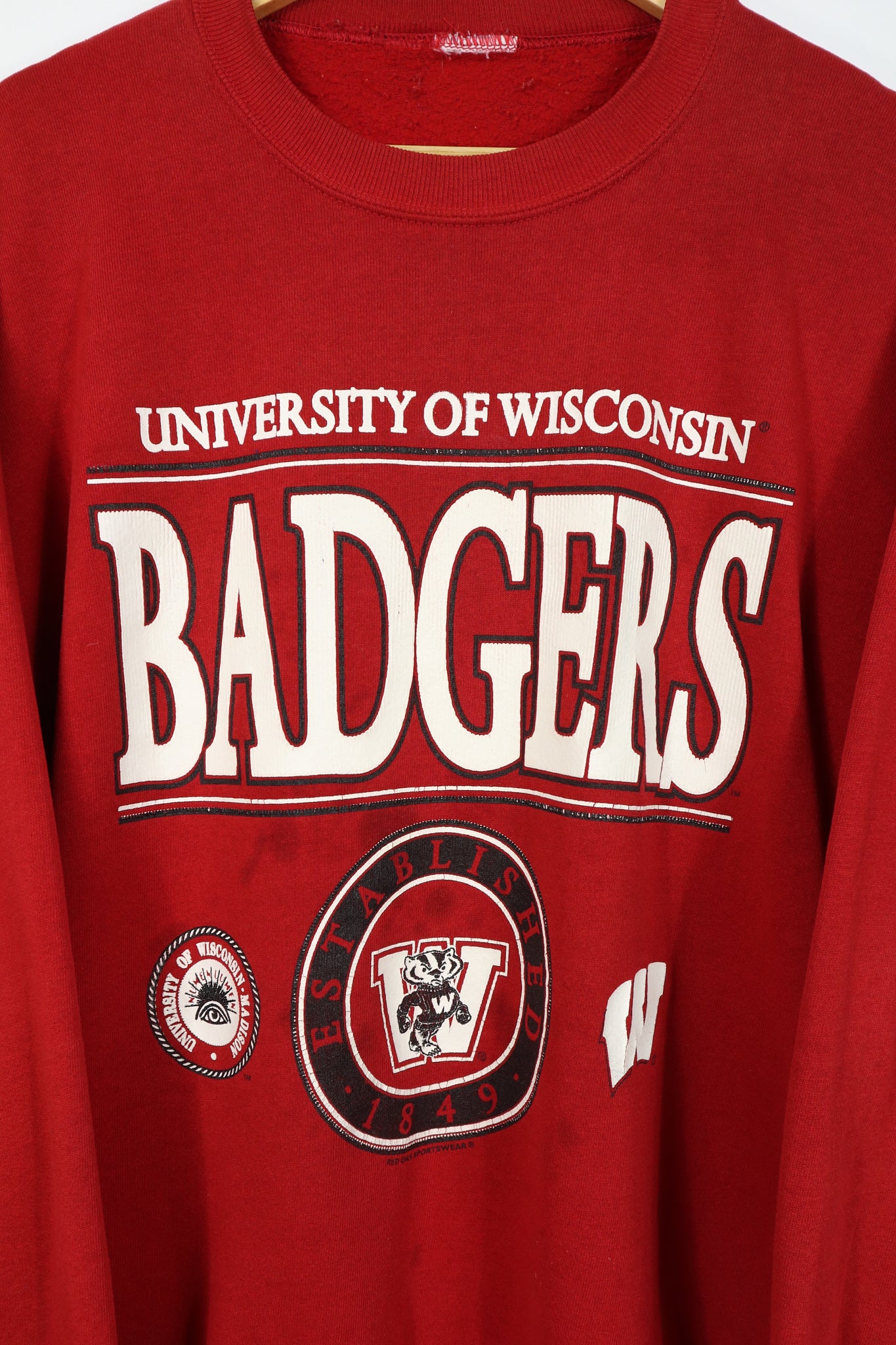 Vintage Wisconsin Badgers Crewneck