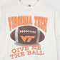 Vintage Cropped Virginia Tech Football Tee
