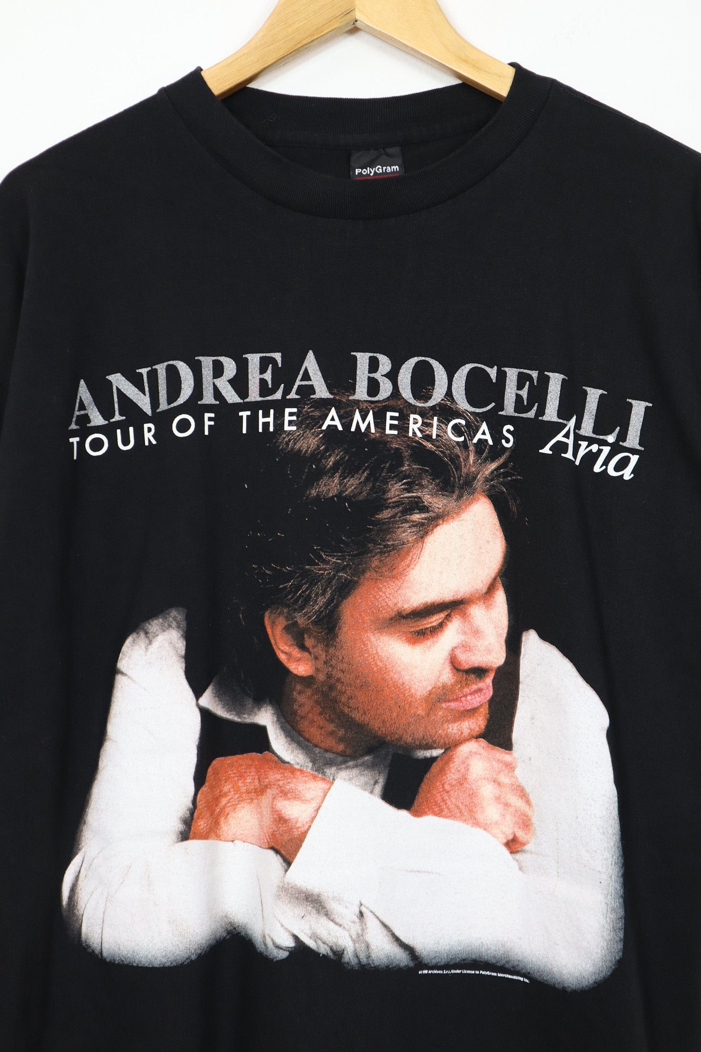 Vintage Andrea Bocelli Tour Tee