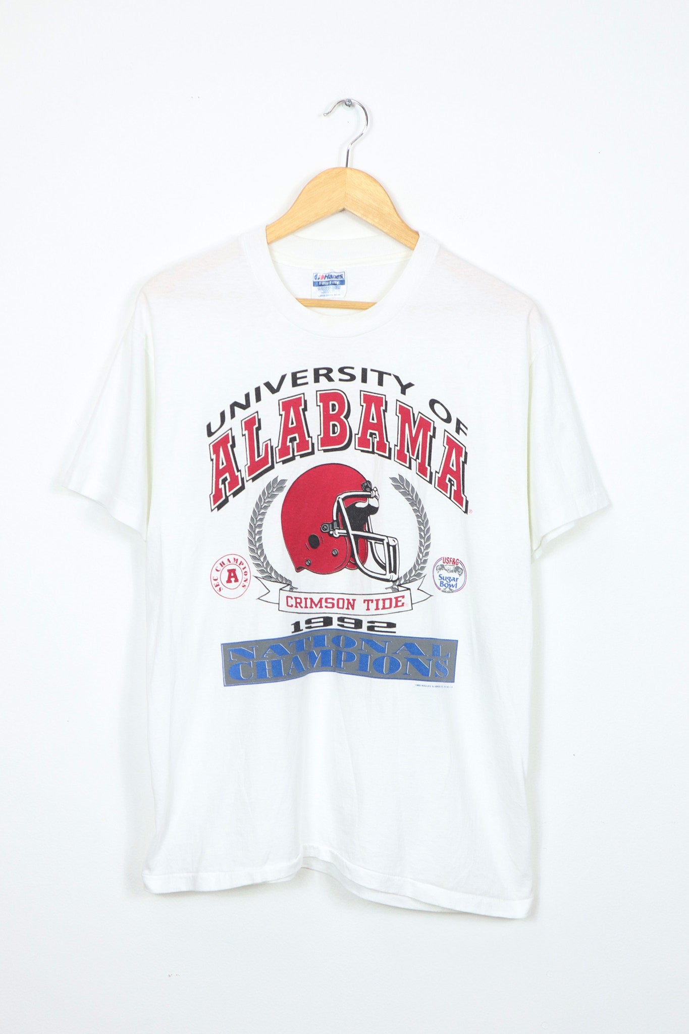 Vintage University of Alabama 1992 National Champions Tee