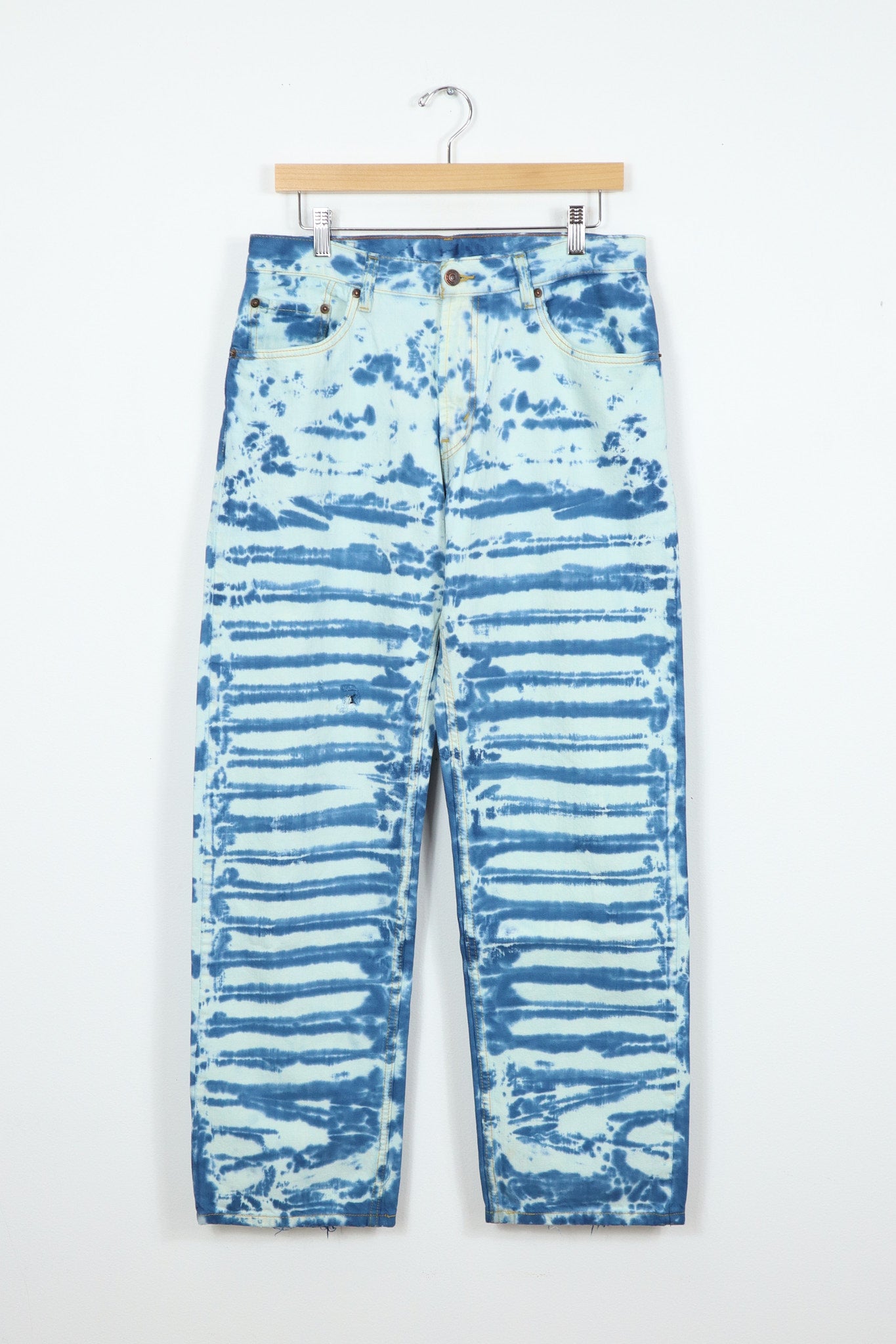 Reworked Bleached Levi's 559 Loose Fit Jeans