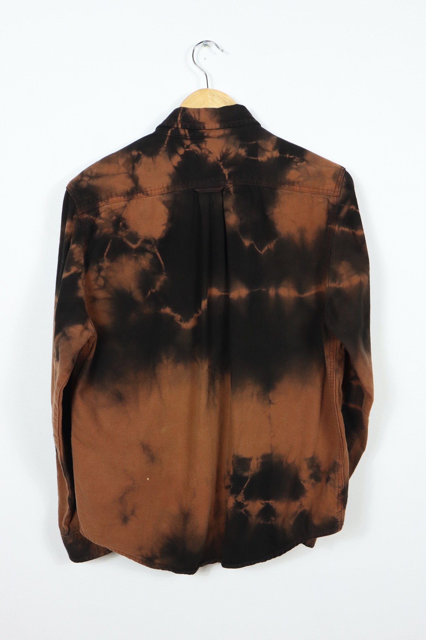 Upcycled Dyed Flannel Button-Down 02