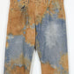 Vintage Reworked Rust Dyed Levis Relaxed Fit Jeans