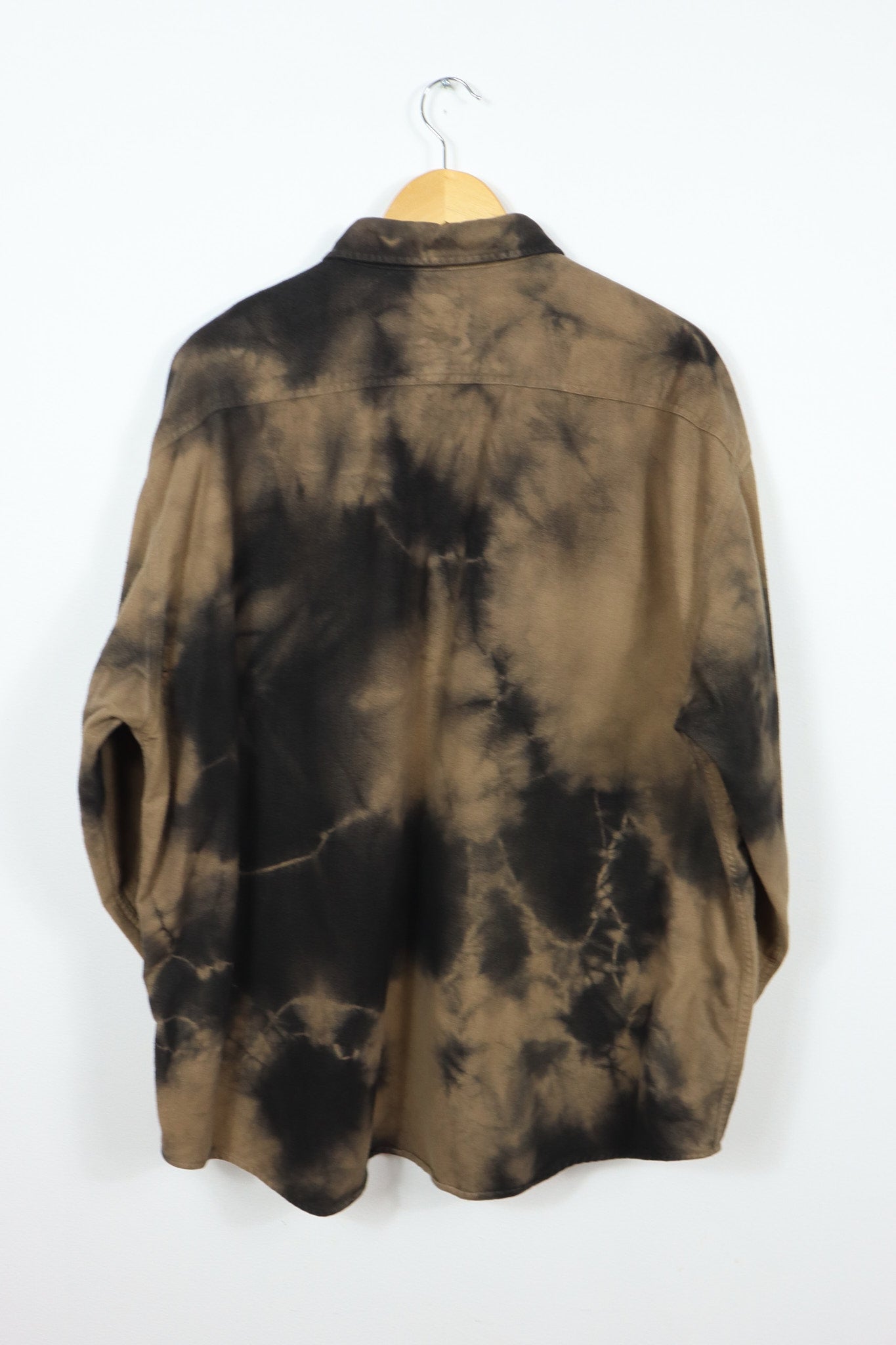 Upcycled Dyed Flannel Button-Down 03