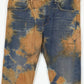 Vintage Reworked Rust Dyed 527 Boot Cut Levis Jeans (womens)