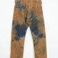 Vintage Reworked Rust Dyed Straight Fit Jeans