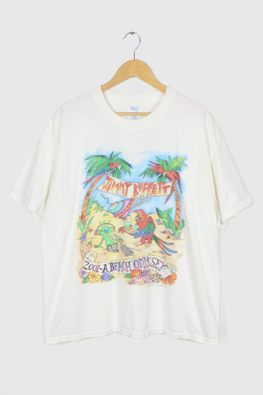 Vintage Jimmy Buffett 2001 A Beach Odyssey Tee