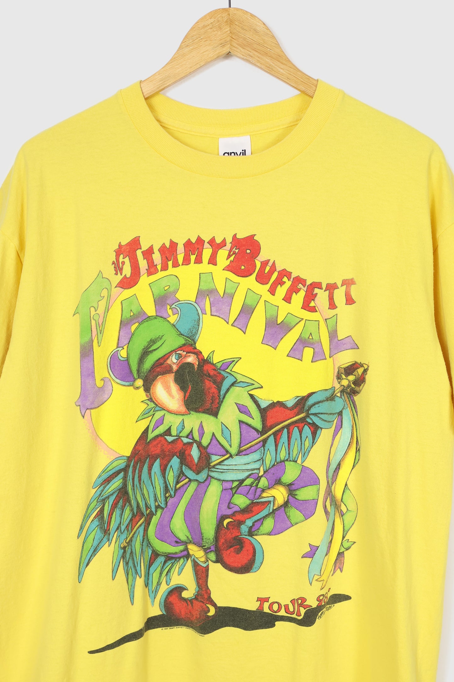 Vintage Jimmy Buffett Carnival Tour 1998 Tee