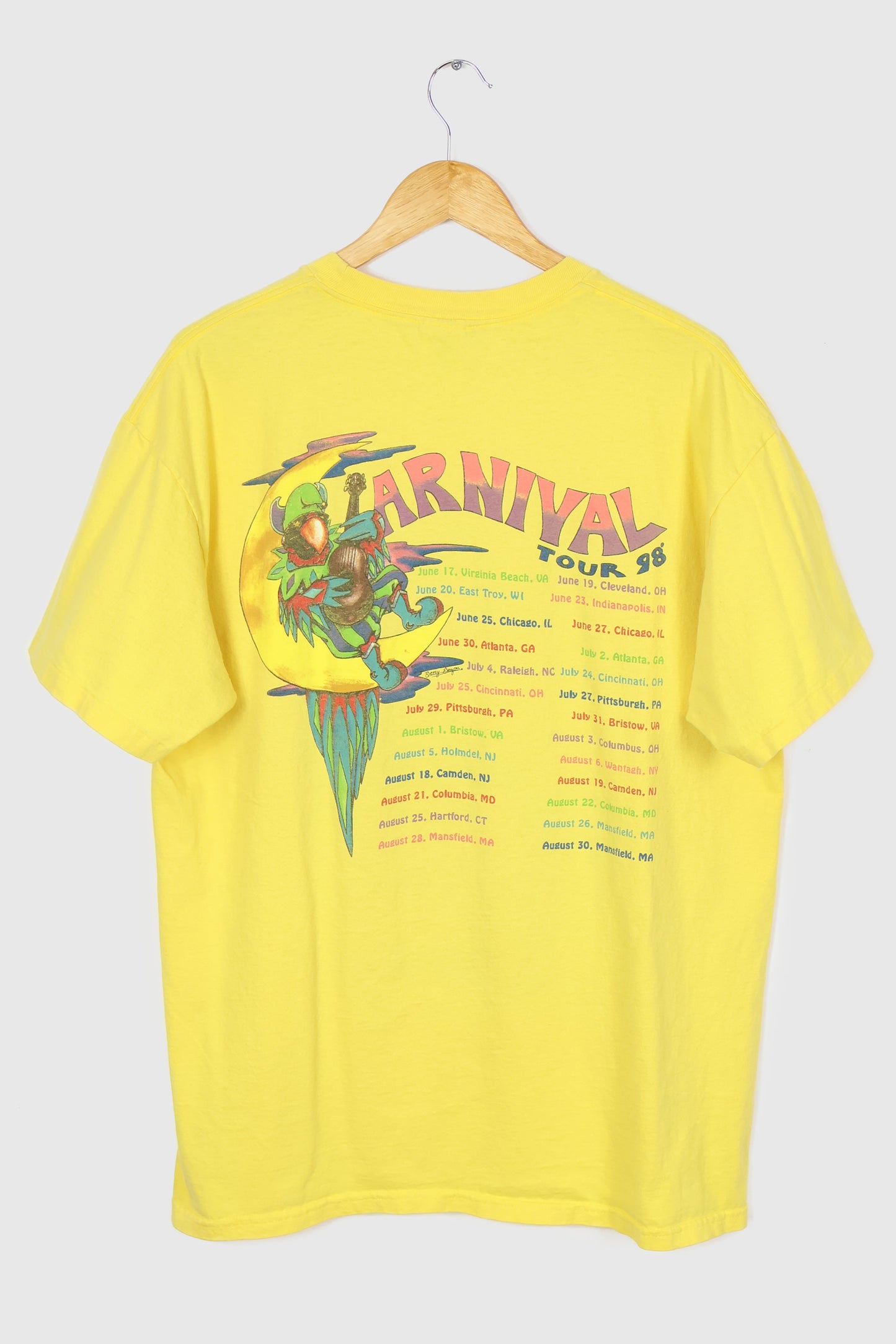 Vintage Jimmy Buffett Carnival Tour 1998 Tee
