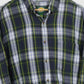 Vintage Plaid Button-Down Shirt