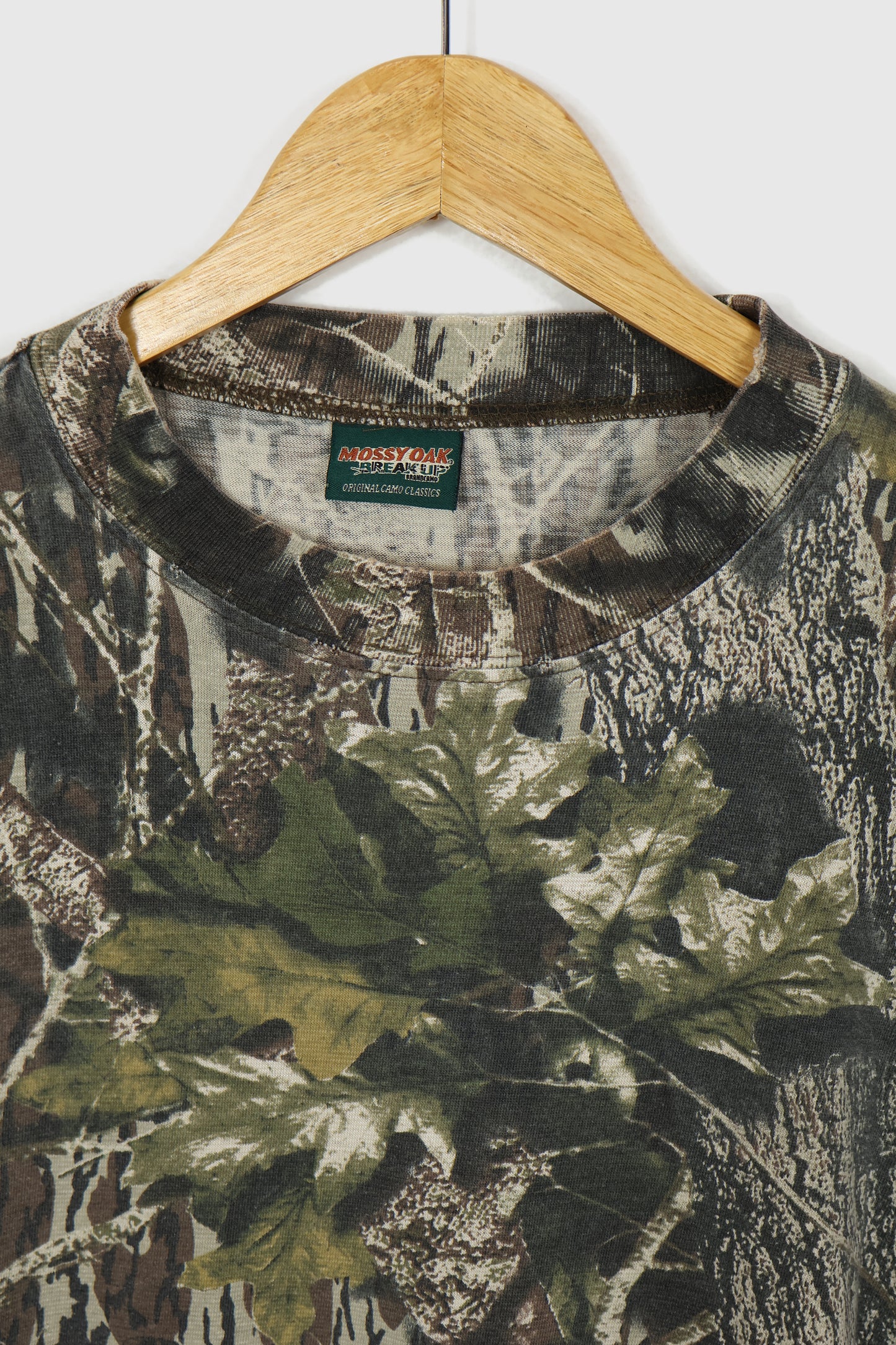 Vintage Long Sleeve Real Tree Camo Tee