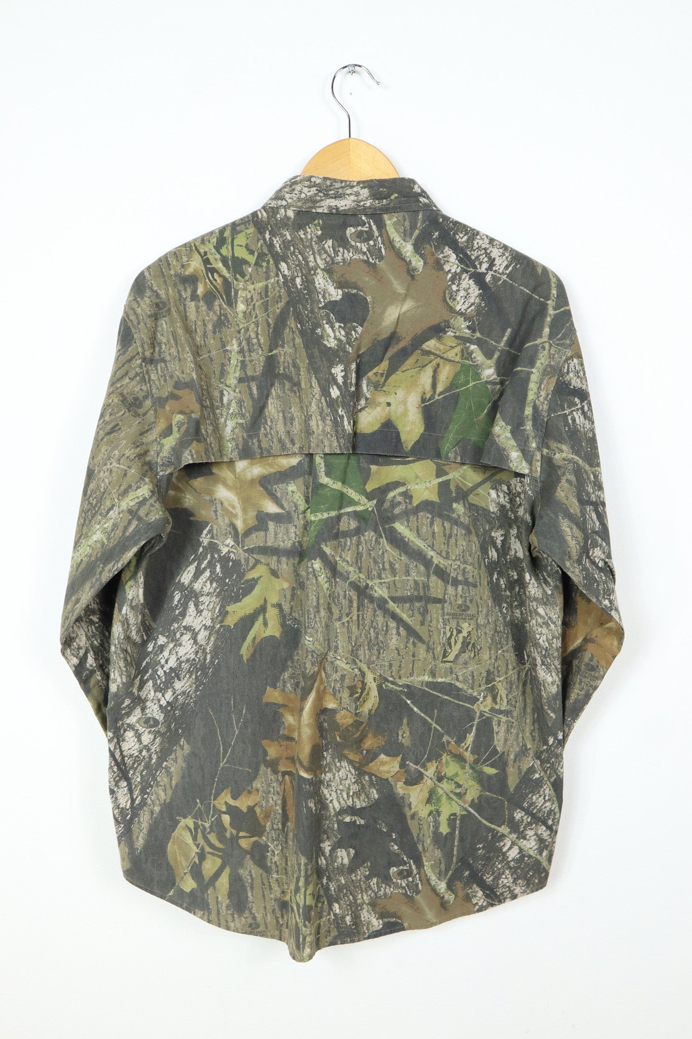 Vintage Lightweight Camo Button-Down Shirt