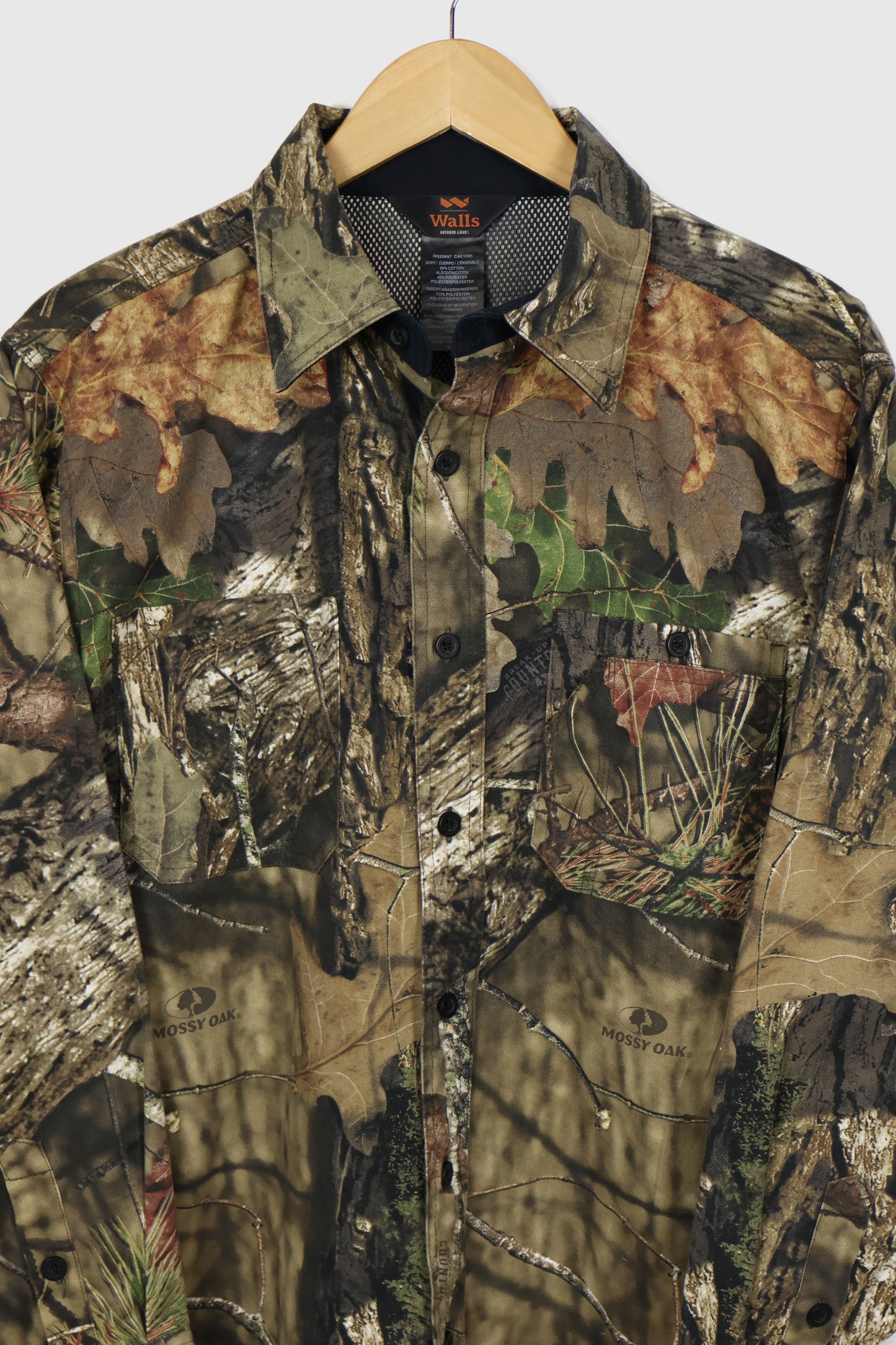 Vintage Real Tree Camo Button-Down Shirt