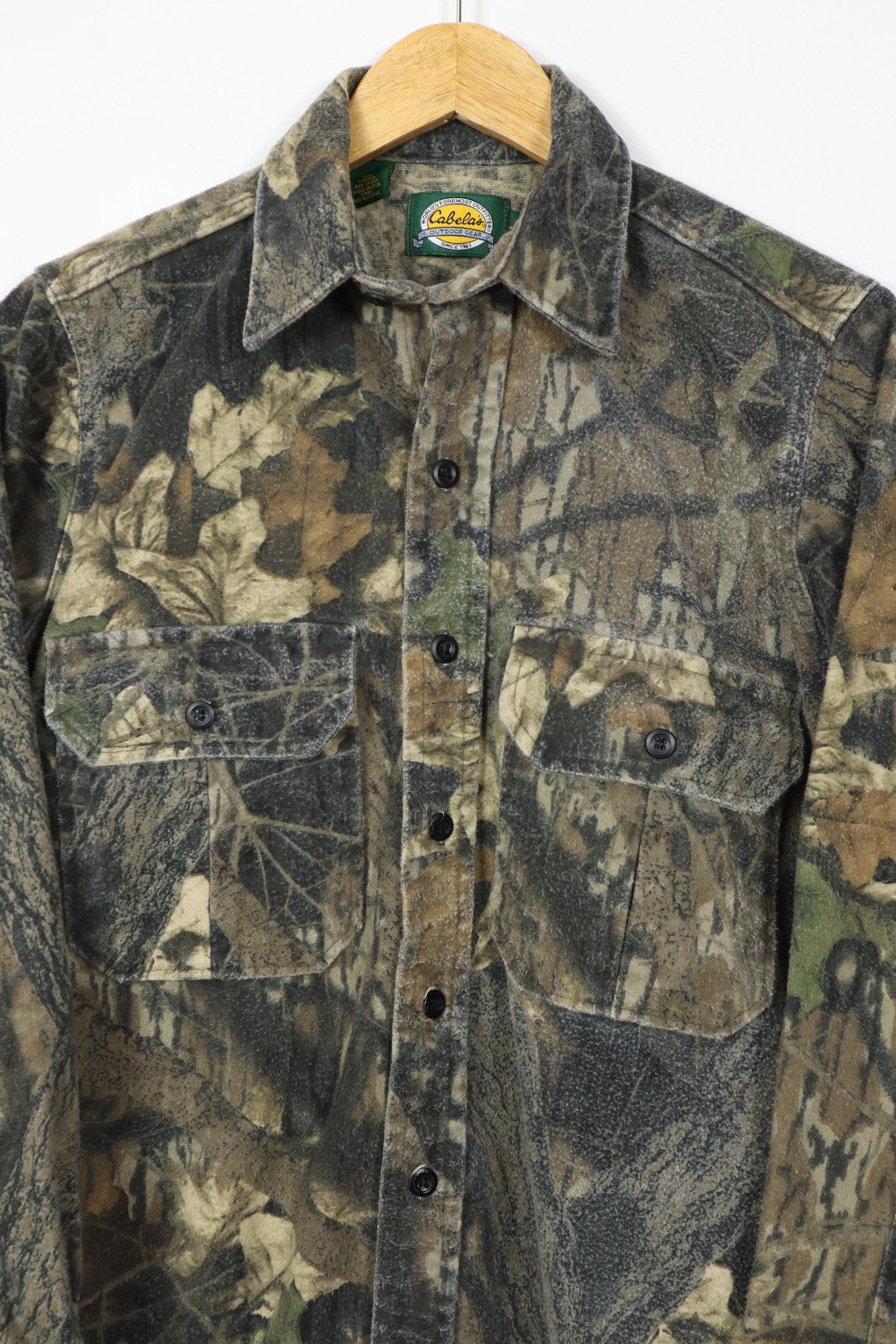 Vintage Camo Button-Down Shirt 006