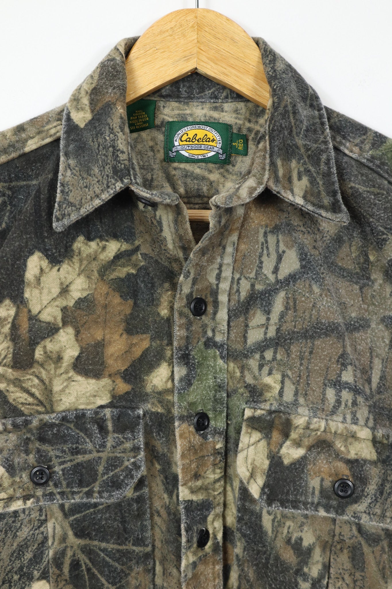 Vintage Camo Button-Down Shirt 006