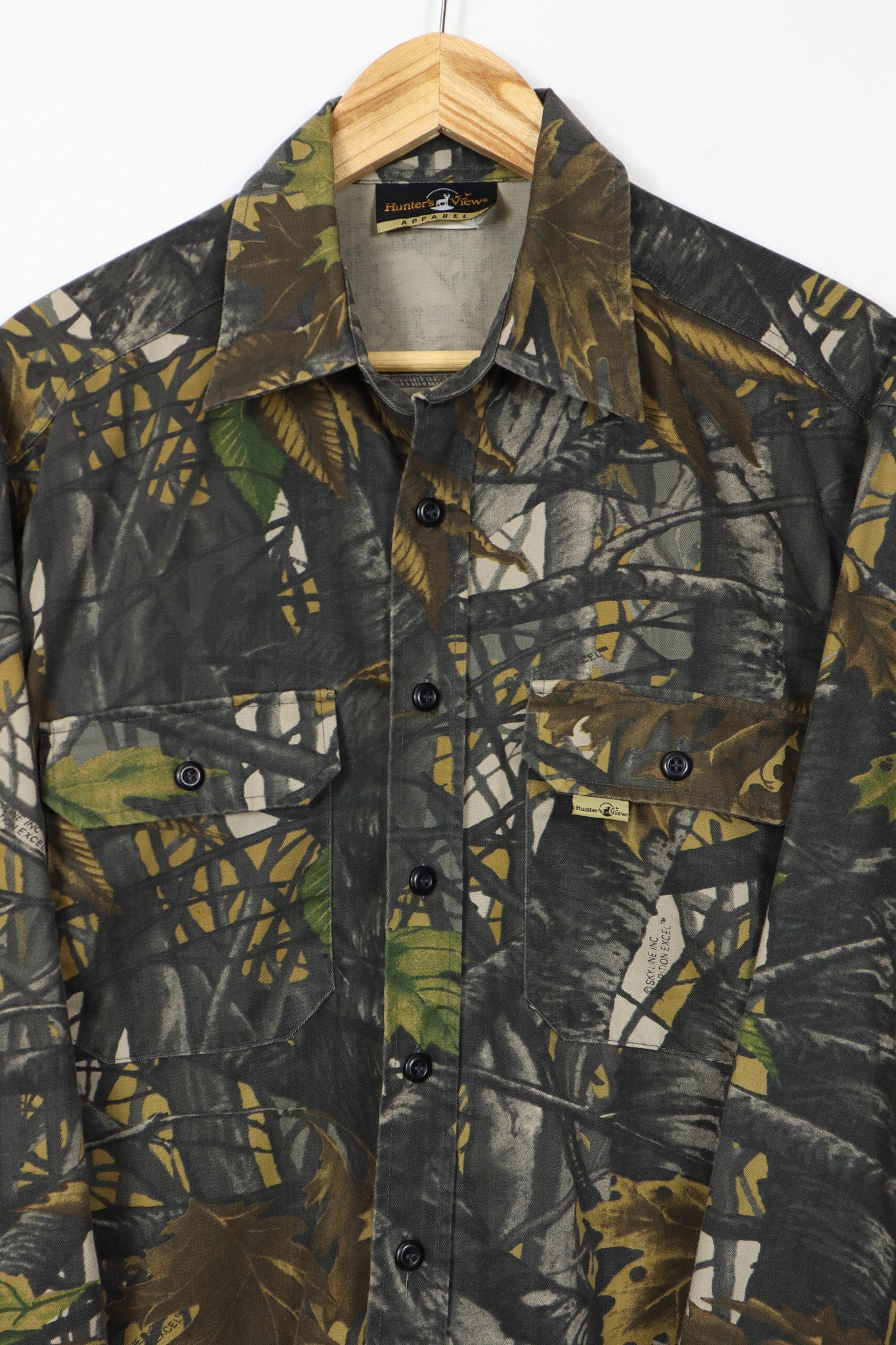 Vintage Camo Button-Down Shirt 008