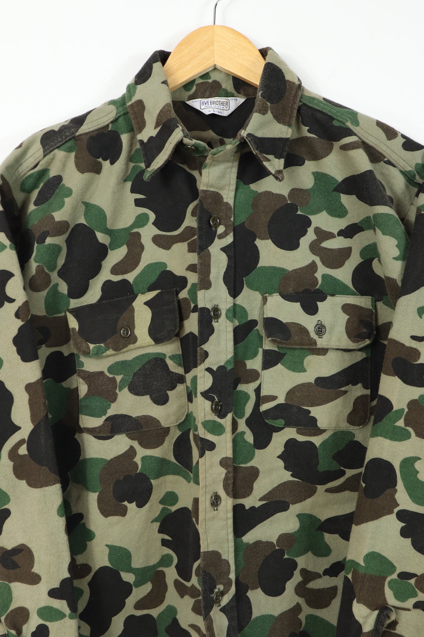 Vintage Flannel Camo Button-Down 01