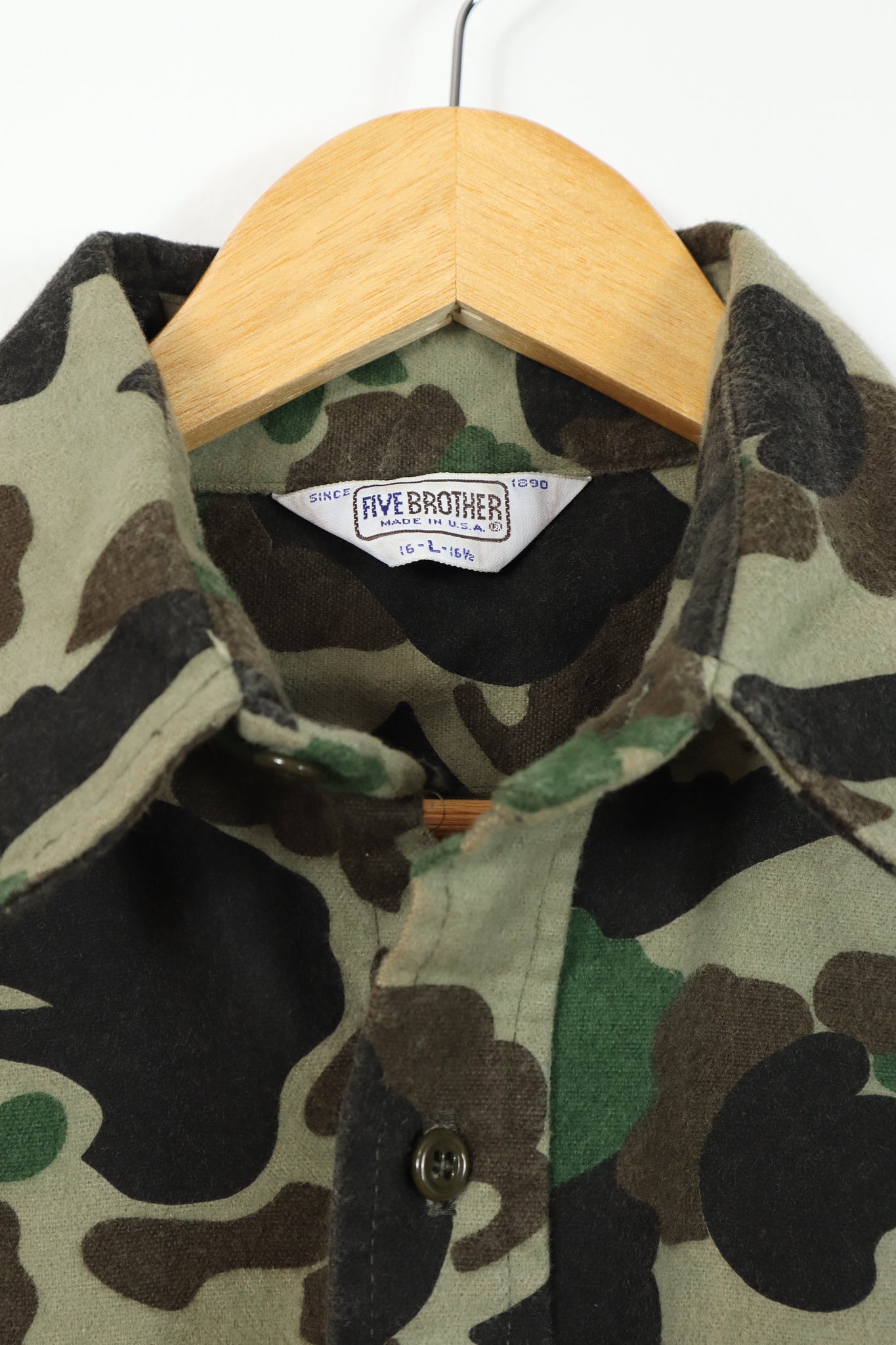 Vintage Flannel Camo Button-Down 01