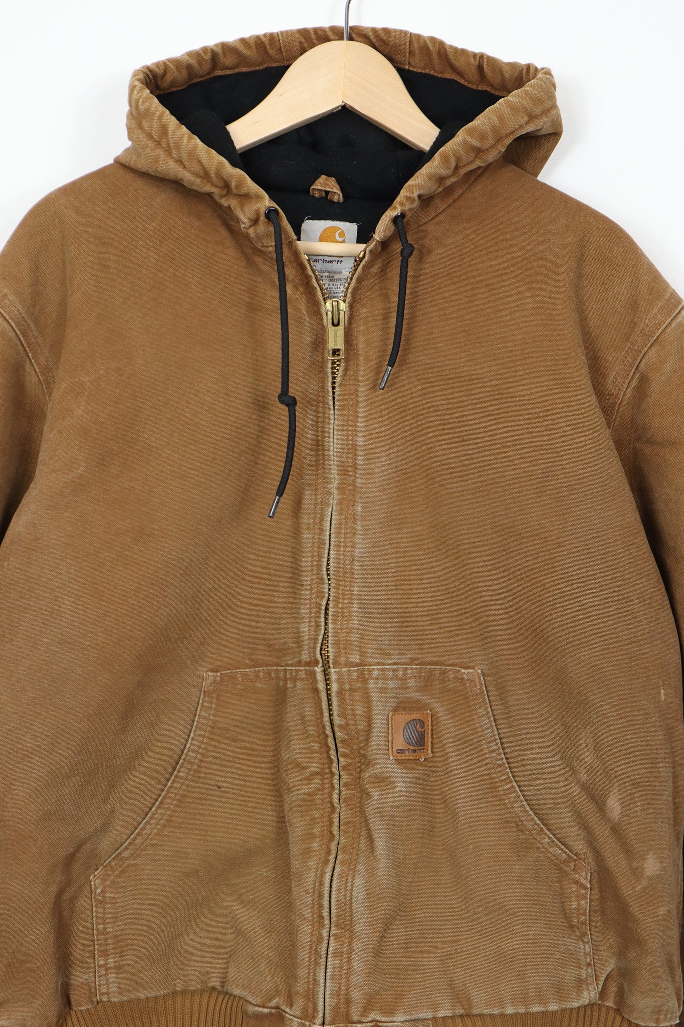 Vintage Carhartt Brown Hooded Jacket