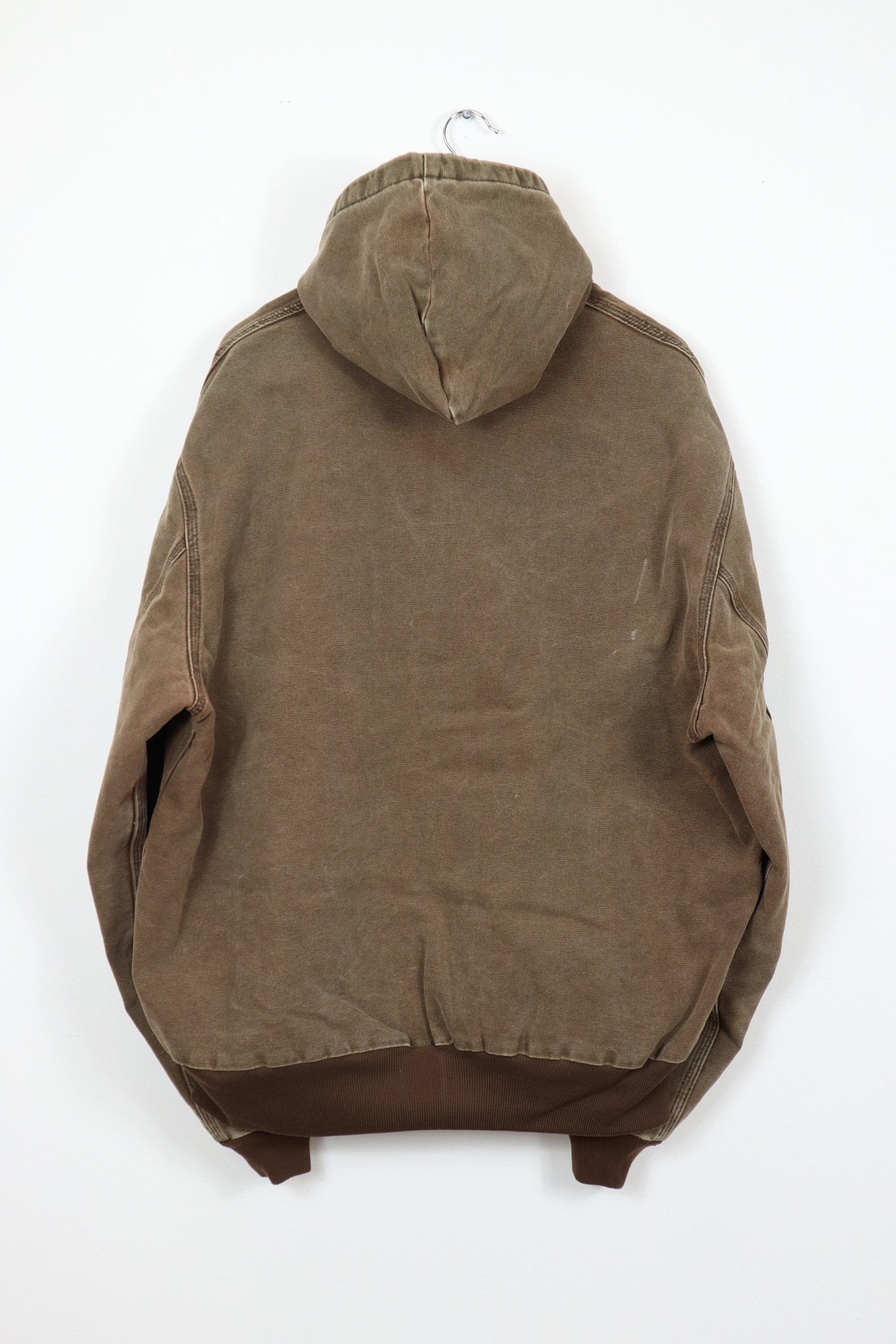 Vintage Carhartt Faded Brown Hooded Jacket