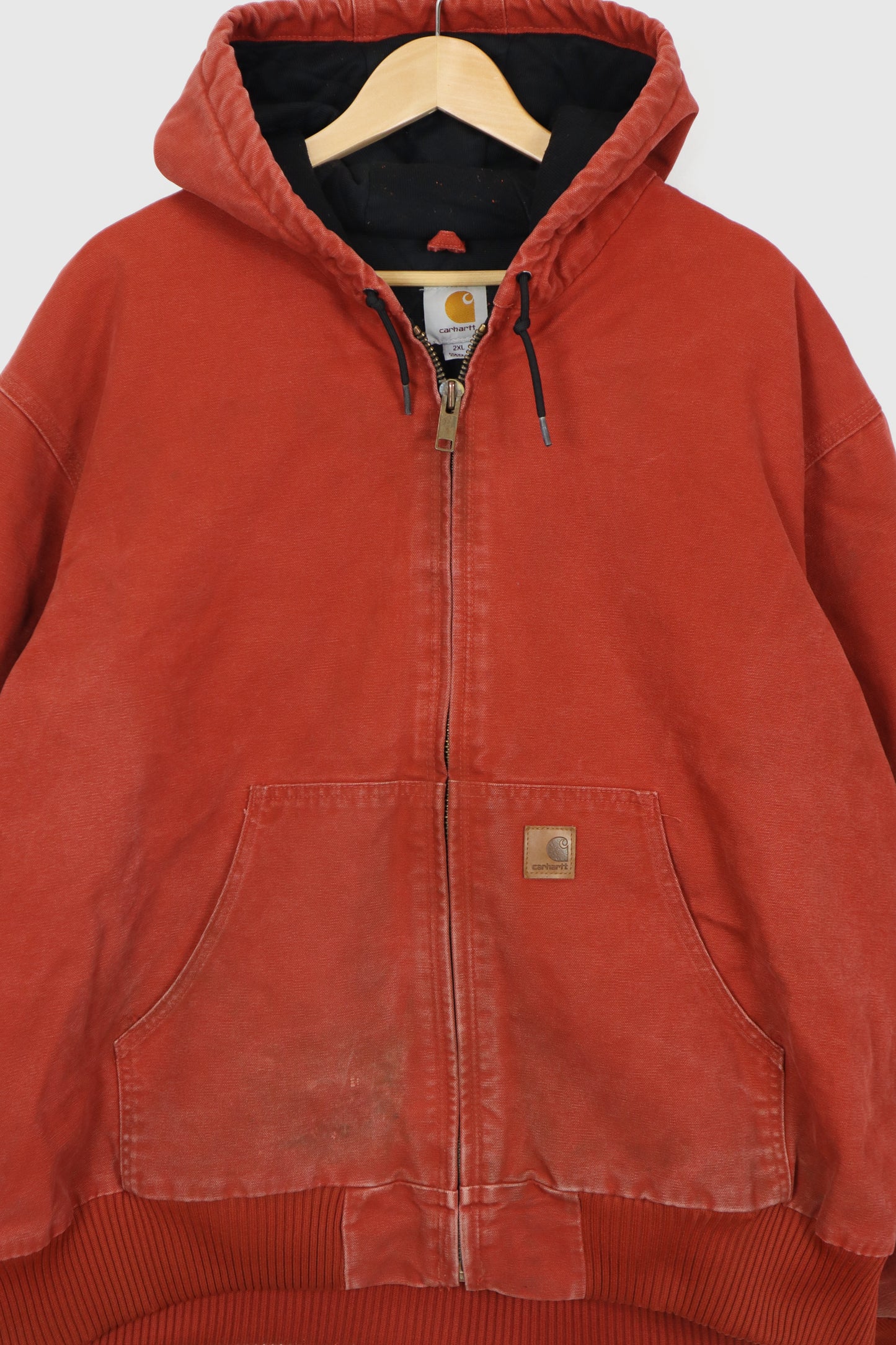 Vintage Carhartt Orange Full Zip Jacket