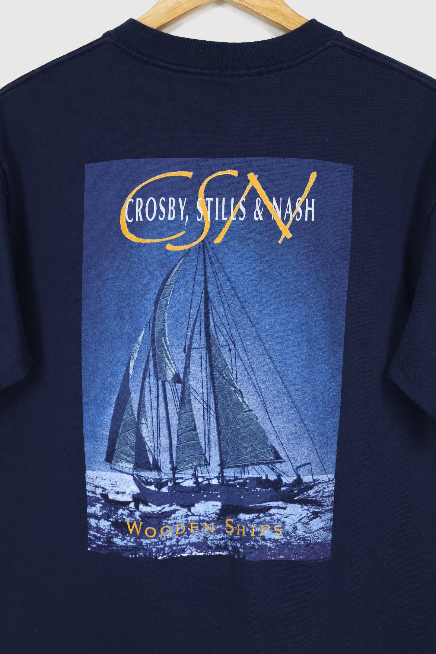 Vintage Crosby, Still and Nash Wooden Ships Tee
