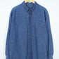 Vintage Dark Denim Button-Down Shirt