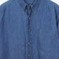 Vintage Dark Denim Button-Down Shirt