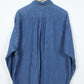 Vintage Dark Denim Button-Down Shirt