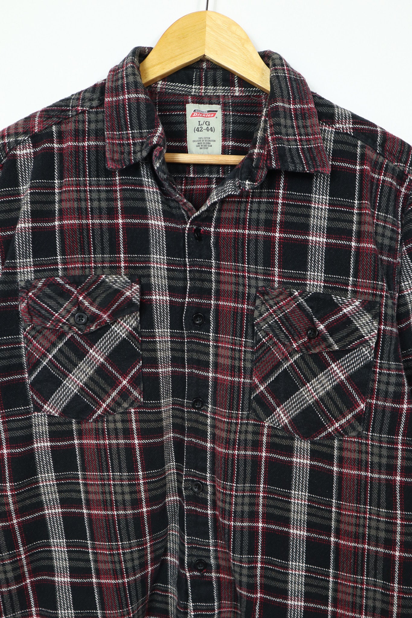 Vintage Heavyweight Plaid Dickies Button-Down 02