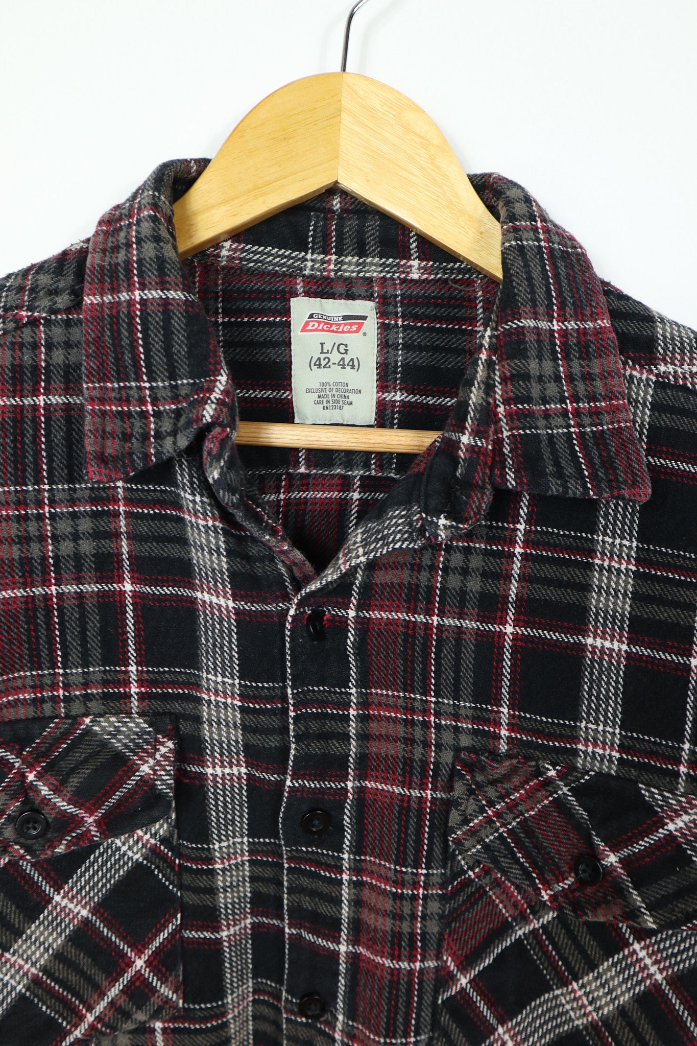 Vintage Heavyweight Plaid Dickies Button-Down 02